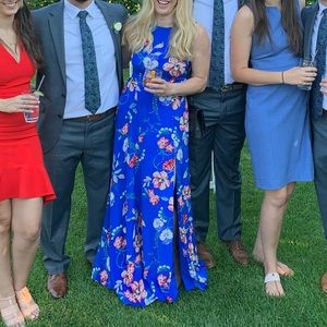 Yumi Kim high neck full length floral dress